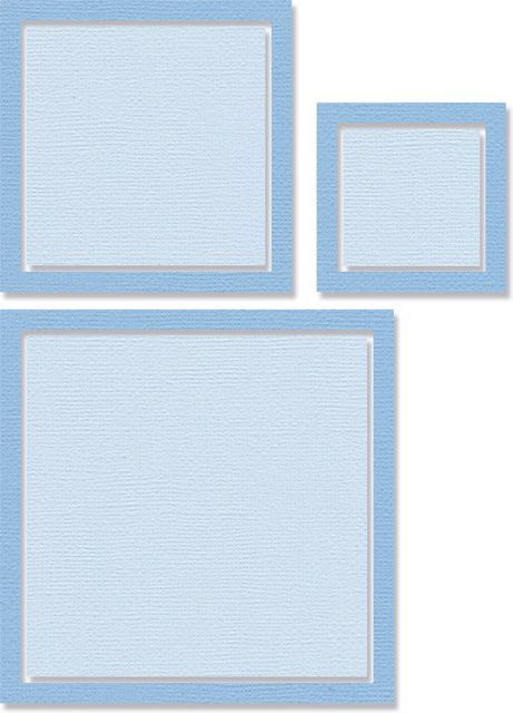 Sizzix Framelits Die Set Square Frames 6er Pack - Bild 1