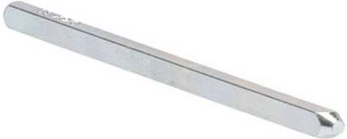 ABB OX6X155 Welle in Silber, Wellen-Länge: 155 mm, Wellen-Durchmesser: 6 mm - Bild 1