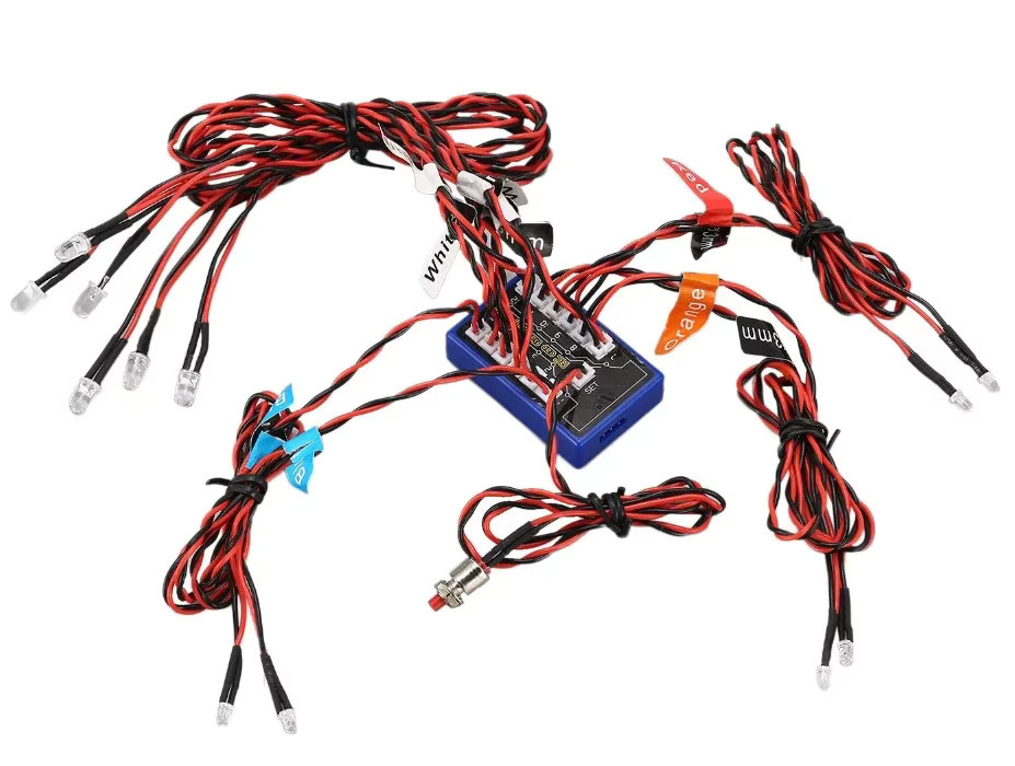 NeebRC Blitzlicht-Kit-System, 12 LED blinkendes Licht, Zubehör - Bild 2