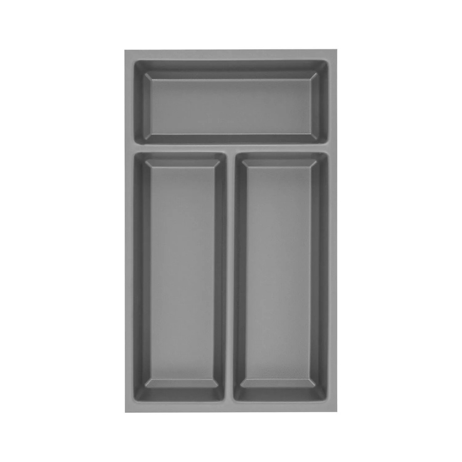 Agoform Besteck-Organizer Sky Schubladen-Einsatz aus Kunststoff in Schiefergrau, B/T/H: 22,0 x 5,3 x 37,3 cm - Bild 2
