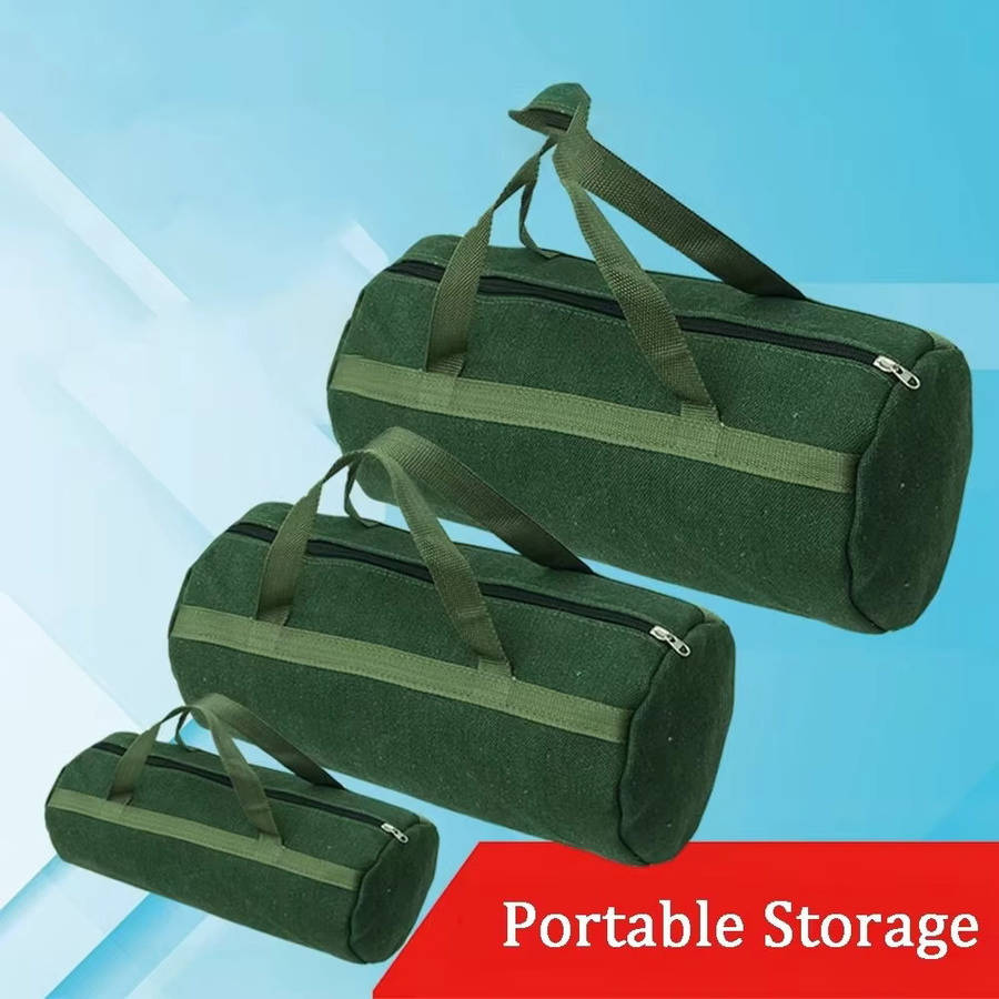 Robuste Canvas Werkzeugtasche in Grün für Hardware und Autoreparatur-Toolkits - Bild 4