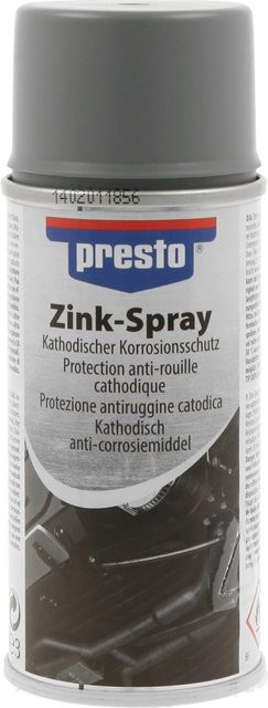 Presto Zinkspray Grau für Metall, deckend, 150 ml - Bild 1