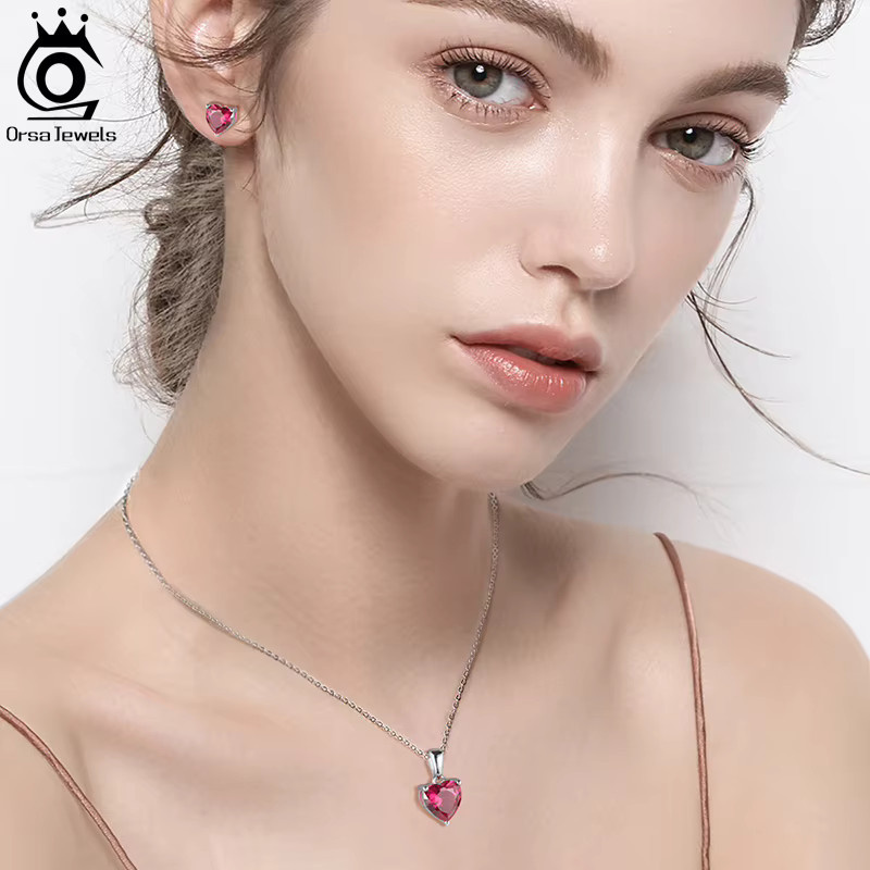 ORSA JEWELS Halskette, 925 Silber, Zirkonia, Damen - Bild 2