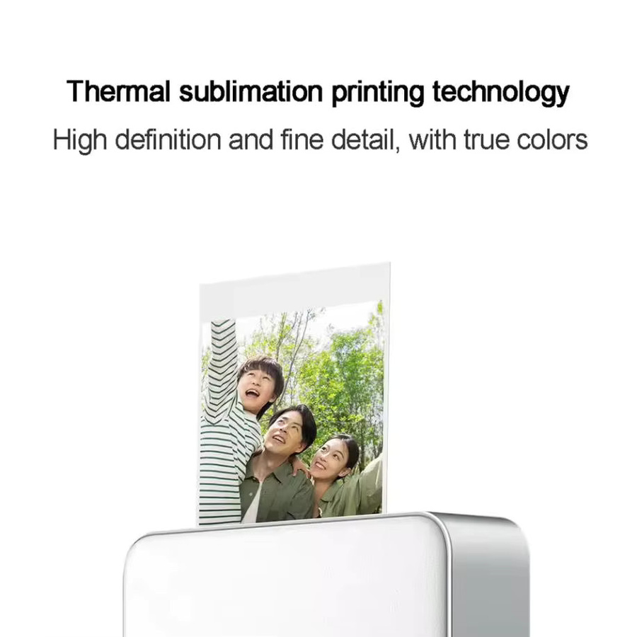 Xiaomi Tragbarer Fotodrucker Pro Bluetooth 5.2 Thermodrucker in Weiß für Smartphone und Tablet - Bild 3