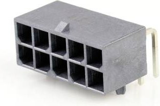 Molex Einbau-Buchsenleiste in Schwarz mit 10 Polen und 5,7 mm Rastermaß - Bild 1