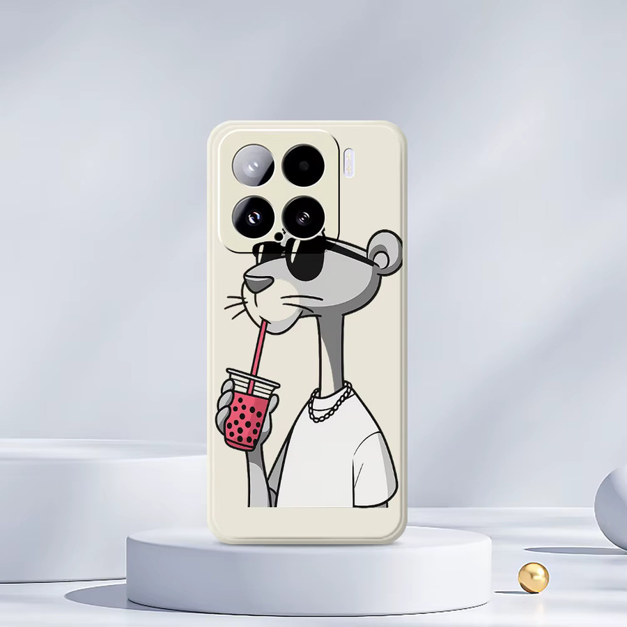 Xiaomi Silikon Handyhülle mit Cartoon Leopard Print für Mi 15 Ultra, Mi 14T, 13T, 11T Pro und Mi 13T Pro - Bild 2