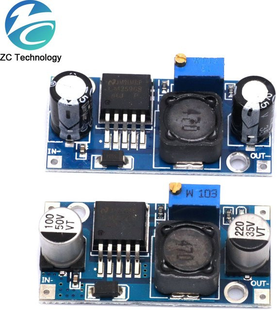 LM2596 DC-DC Schrittstufenregler Spannungsregler Modul 3A Blau für Arduino - Bild 1