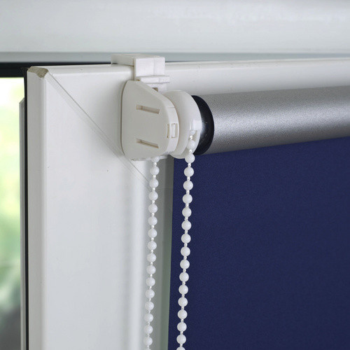 LIEDECO Klemmfix-Rollo verdunkelnd aus Stoff in Blau, B/H: 80 x 210 cm - Bild 5