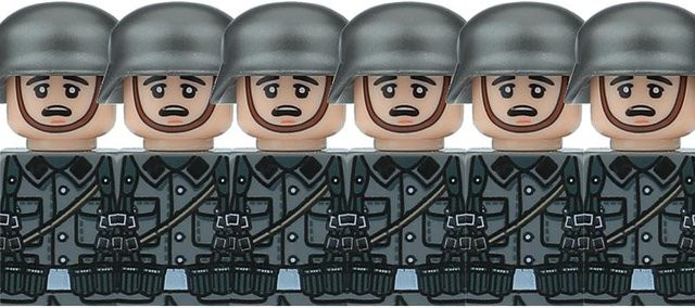Yiran toy WK2 Militärische Deutsche Soldaten Figuren, Bausteine, ab 14 Jahren - Bild 1