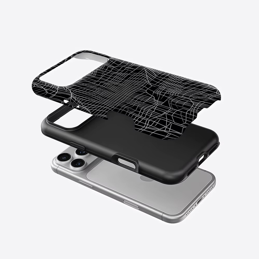 Aurea Case Matte Bumper MagSafe kompatible Stoßfeste Hartschalen Hülle für iPhone 17 16 15 14 13 Pro Max in Schwarz - Bild 2