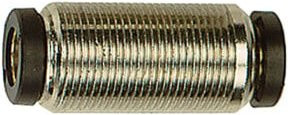 Riegler Gerade Steckverbindung click-clock M20x1,0 mit Schlauch-Außendurchmesser 12 mm aus Messing in Silber - Bild 1