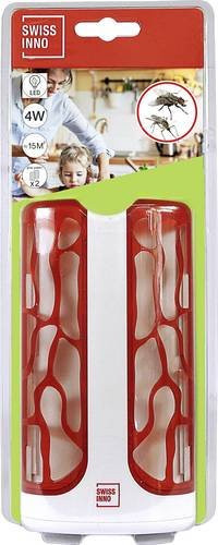 Swissinno Mini Glue Catcher 1 247 001 UV-Klebefalle mit UV-Licht und Klebefolie in Weiß-Rot - Bild 1