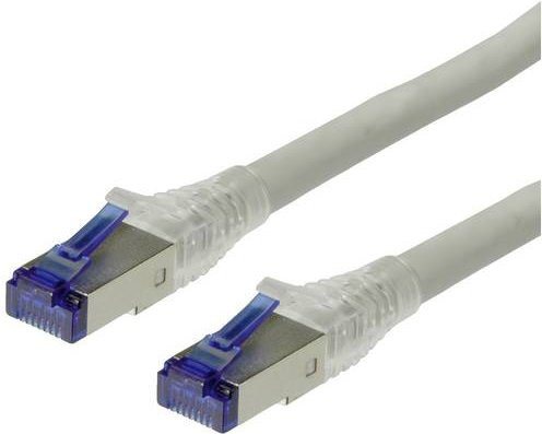 Roline RJ45 Patchkabel CAT 6a S/FTP Ethernet LAN in Grau, Länge: 70 m - Bild 1