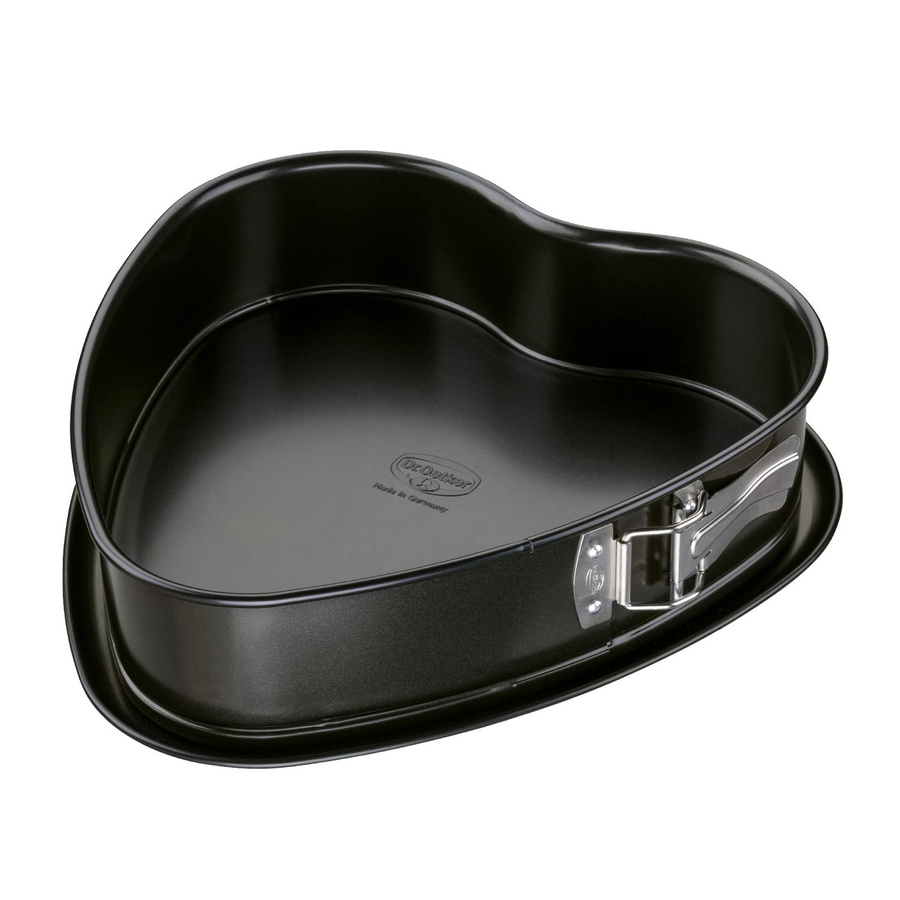 Dr. Oetker Springform Herz Classic mit Auslaufschutz, Schwarz, Durchmesser: 28 cm - Bild 3