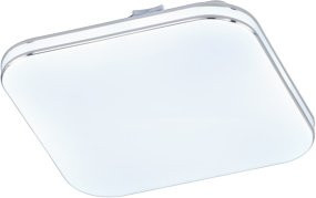 Fischer & Honsel LED-Deckenleuchte Porto Weiß, B/T/H: 17 x 17 x 1 cm - Bild 1