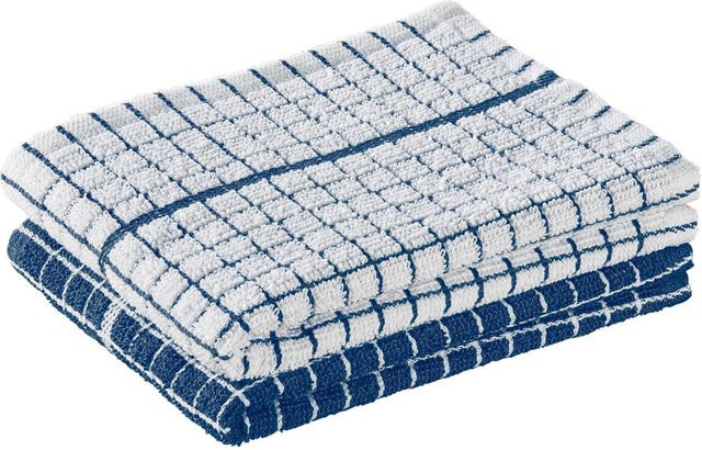 POCOline Geschirrtuch aus Baumwolle in Blau, B/L: 40 x 60 cm - Bild 1