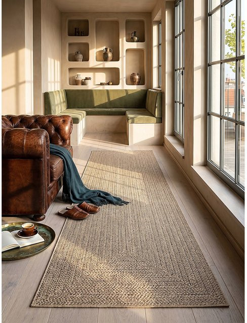 CORDEV Kadima Design Läufer Beige Pflegeleicht B/H: 60 x 90 cm - Bild 1