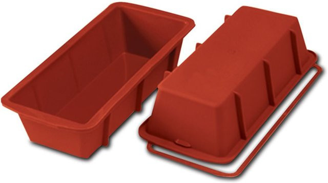 Schneider Silikonbackform Königskuchen rot, B/T/H: 26 x 10 x 7 cm - Bild 1