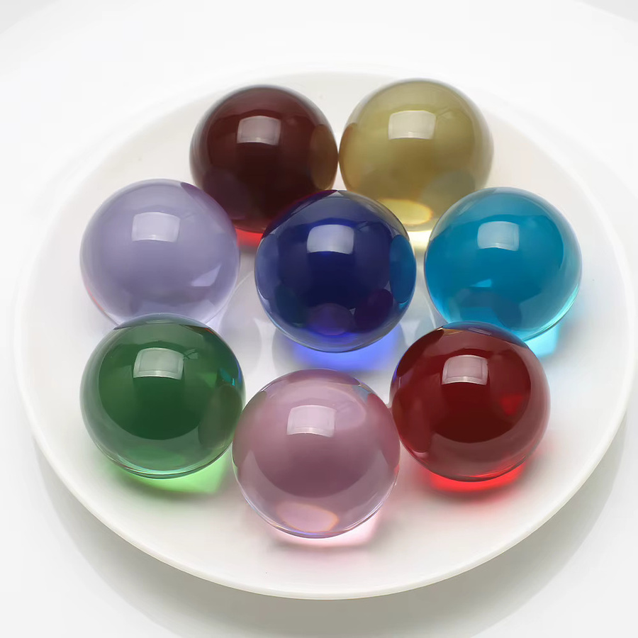 YUANZHIRUN Kristall Glaskugel Linse Transparent für Fengshui Dekoration und Kronleuchter, Durchmesser: 3 cm - Bild 2