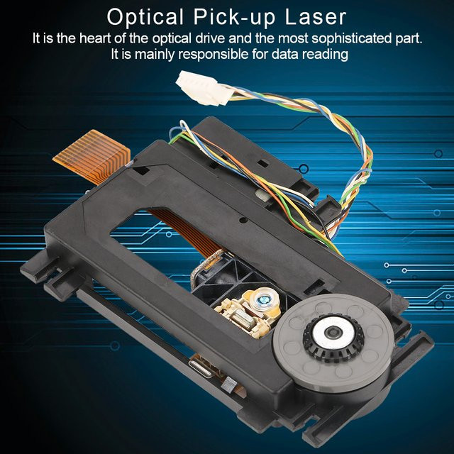 VBESTLIFE Optische Pickup-Laserlinse Vam1201/Vam1202 als Ersatzteil für CDM2.5 CD und VCD Player-Mechanismen in Schwarz und Multicolour - Bild 1