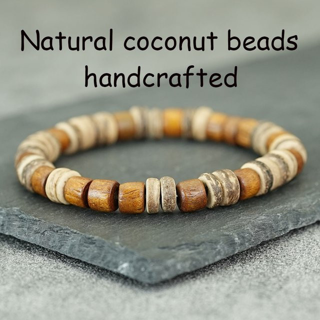 Noter Armband, Kokosnussperlen, Bunt, Unisex - Bild 1