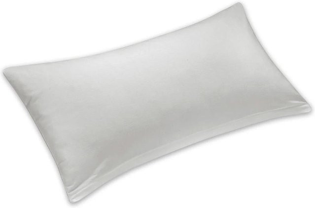 Select Home Kissenbezug Silber mit Reißverschluss aus Baumwolle und Elasthan, B/H: 40 x 80 cm - Bild 1