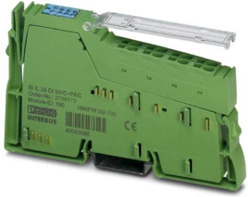 Phoenix Contact SPS-Erweiterungsmodul IB IL 24 DI8/HD-PAC 2700173 in Grün, 24 V/DC - Bild 1