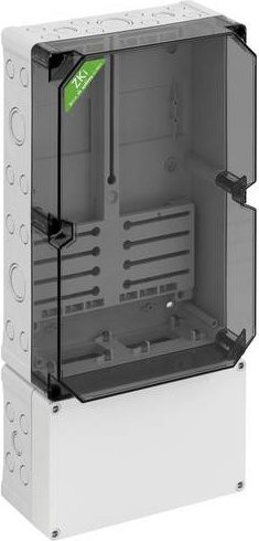 Spelsberg ZKi 100-f Zählerschrank Aufbau in Weiß und Transparent - Bild 1