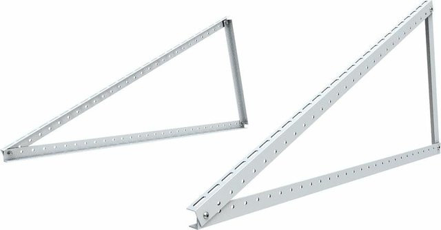 Schwaiger Aluminium Montageset Ständerwerk für Solarmodule in Silber - Bild 1
