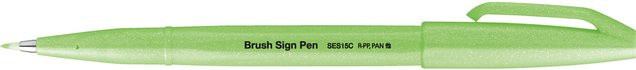 Pentel Brush Sign Pen Kalligrafiestift in Neon-Grün - Bild 1