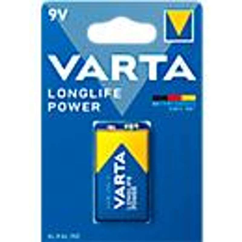 Varta Longlife Power 9V Block-Batterie Alkali-Mangan 580 mAh - Bild 7
