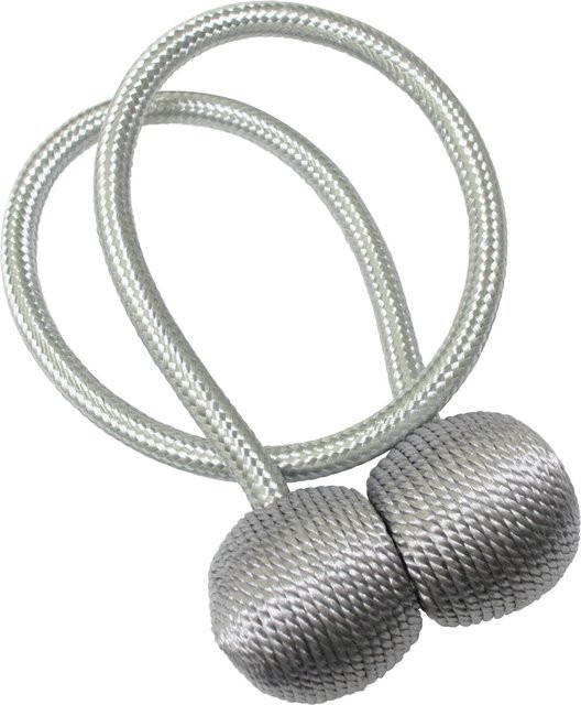 Gardinia Raffhalter Flex-S mit Magnet in Silber, 2 Stück - Bild 1