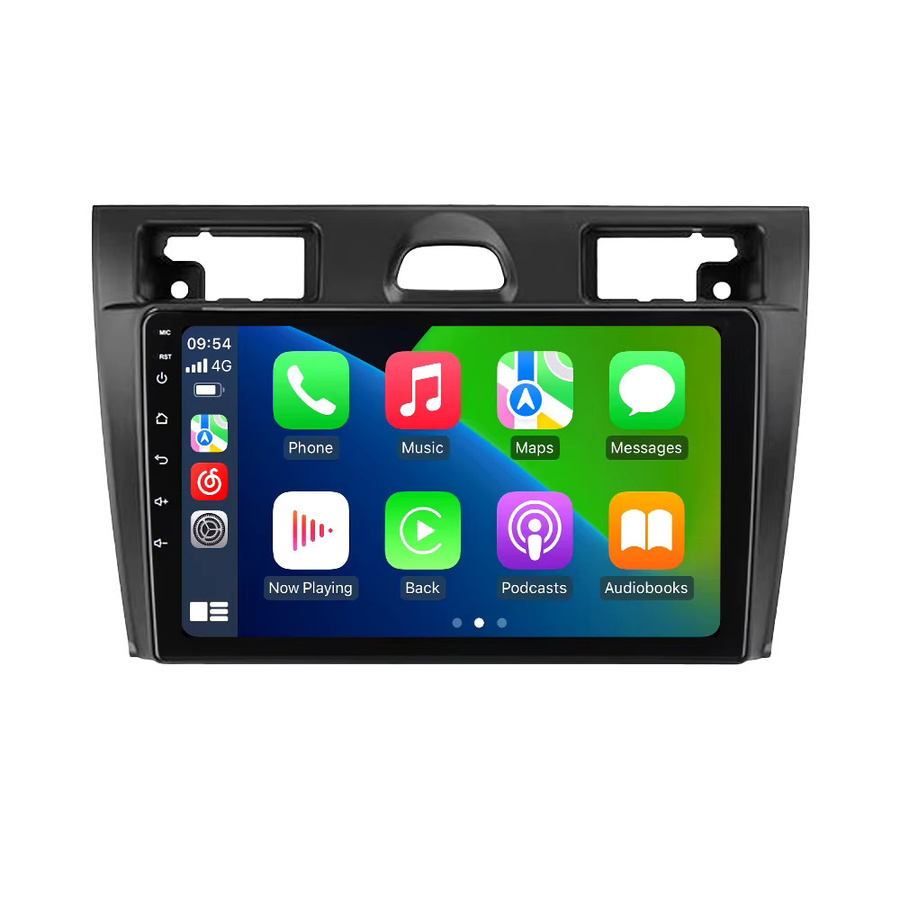 TomoStrong Android 14 Autoradio für Ford Fiesta MK5 2002 - 2008 mit 2GB RAM, 32GB Speicher, GPS, Bluetooth und kabellosem CarPlay in Schwarz - Bild 5