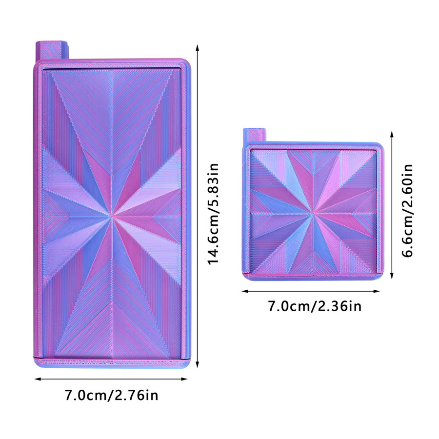 3-in-1 Diamantkunst-Aufbewahrungsbox mit Deckel in Pink aus Kunststoff für DIY-Bastelwerkzeuge - Bild 2