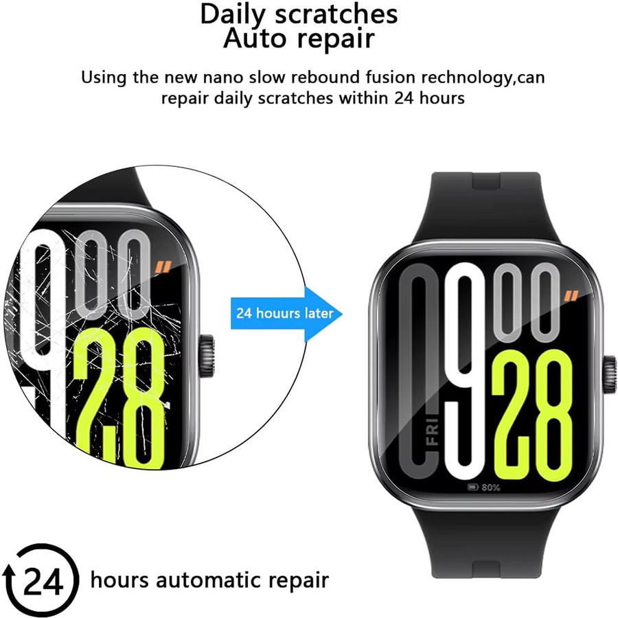 Xiaomi TPU-Hydrogel-Folie für Redmi Watch 6, Displayschutzfolie - Bild 6