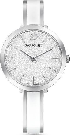 Swarovski Armbanduhr Edelstahl, Quarz, Silber, Weiß, Damen - Bild 1