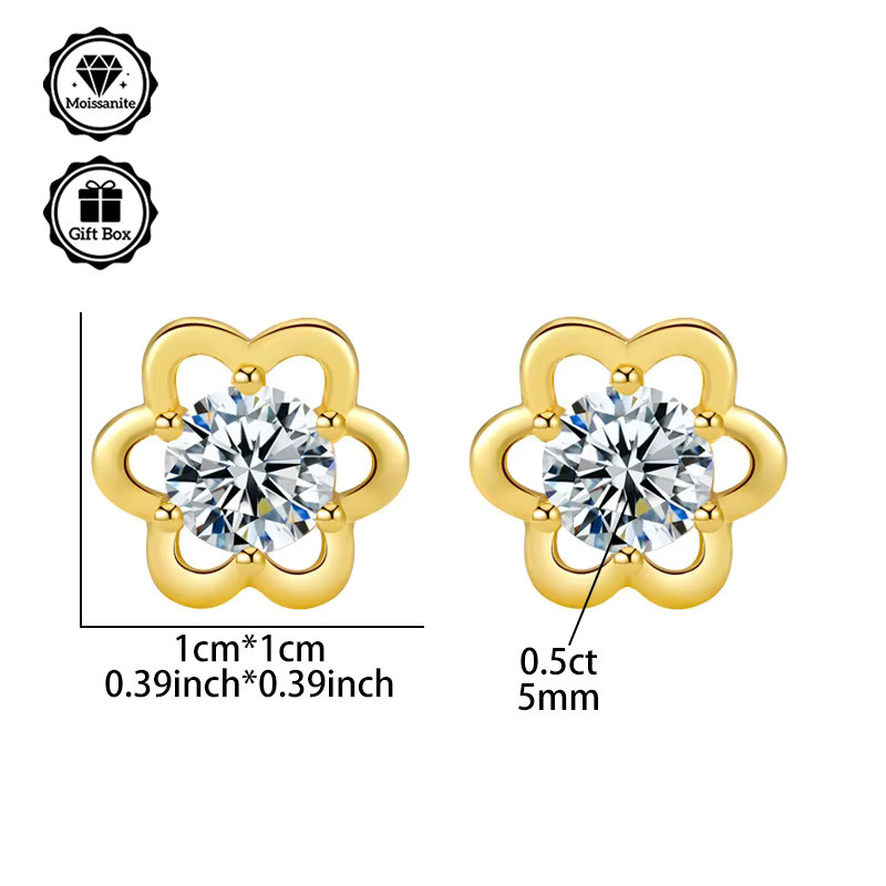 LAMVOICE Ohrstecker, Moissanit, Damen - Bild 2