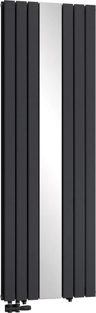 Emke 2-in-1 Spiegel-Heizkörper Vertikal Design-Paneelheizkörper doppellagig, Anthrazitgrau, H x B: 180 x 60 cm - Bild 1