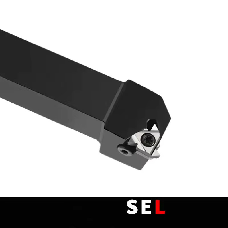 SER SEL Außengewindedrehwerkzeug CNC-Drehschneider in Schwarz - Bild 3