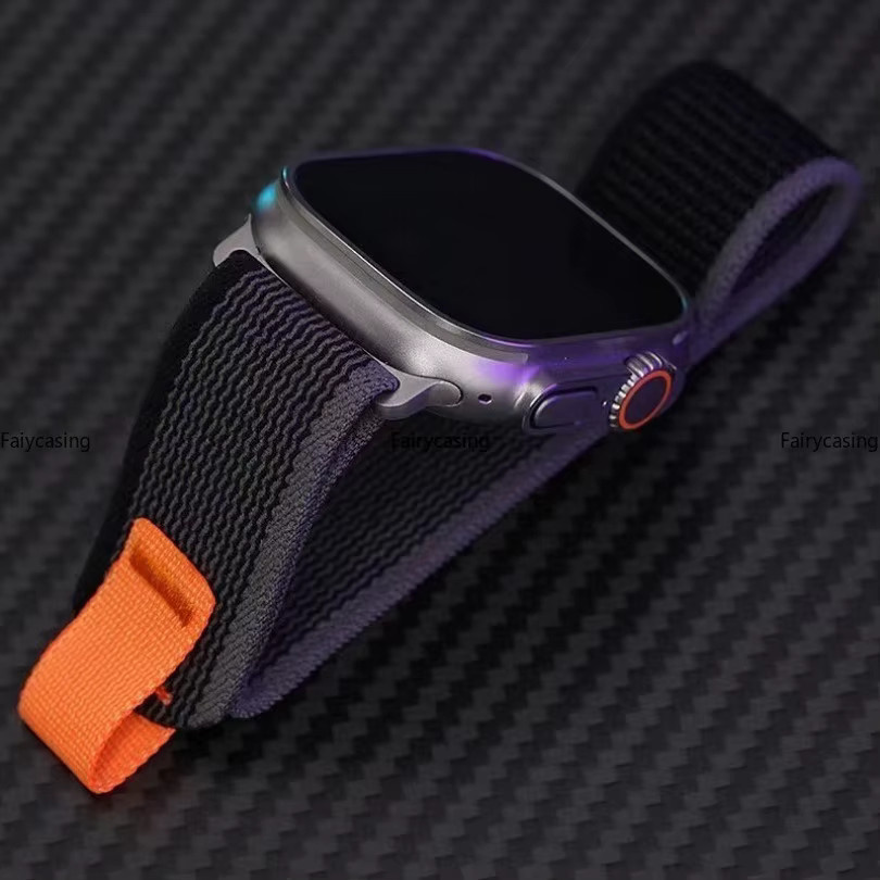 I LOVE LUO Uhrenarmband Trail Loop Strap, Nylon, Schwarz, Unisex - Bild 2