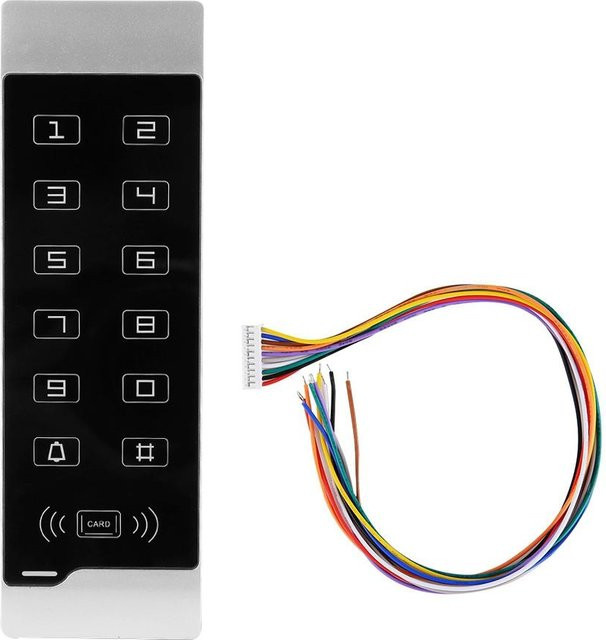 KONNWEI Wasserdichter Zutrittskontrollleser mit Touchscreen Passwort Tastatur und Kartenfunktion in Schwarz - Bild 1