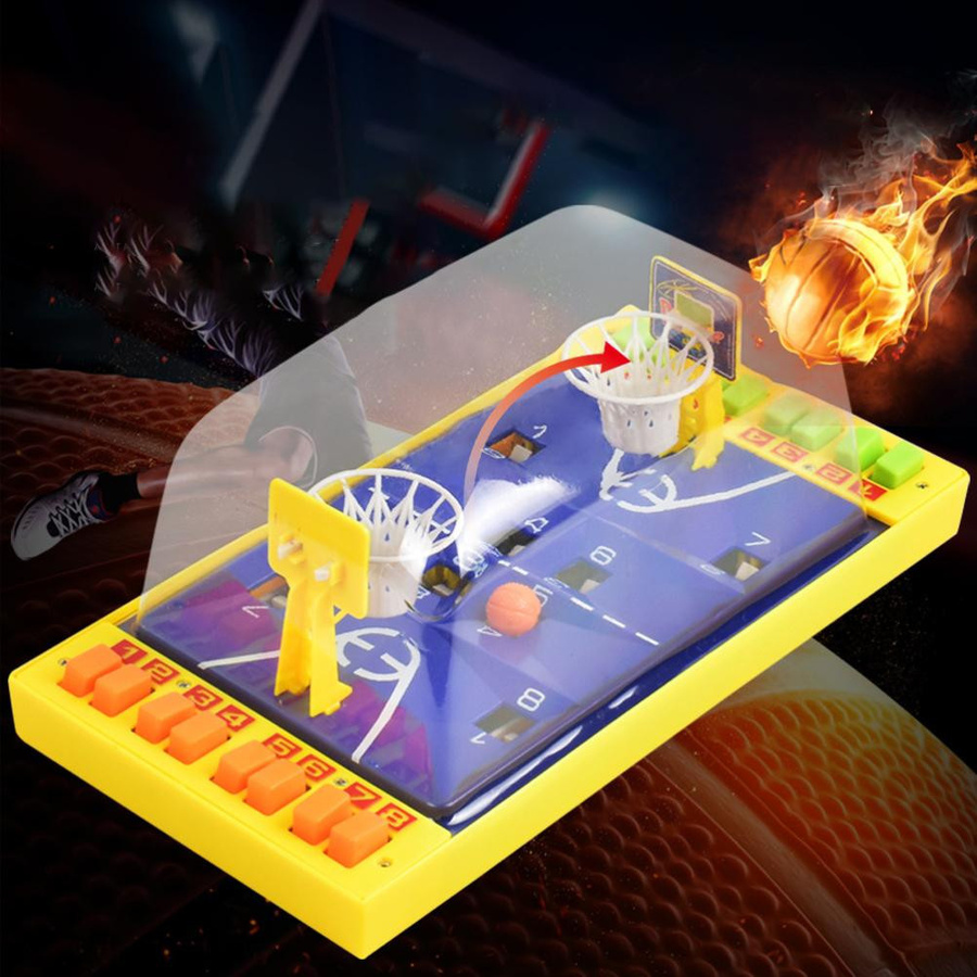 TOMTOP JMS Finger Basketball Brettspiel Gelb - Bild 2