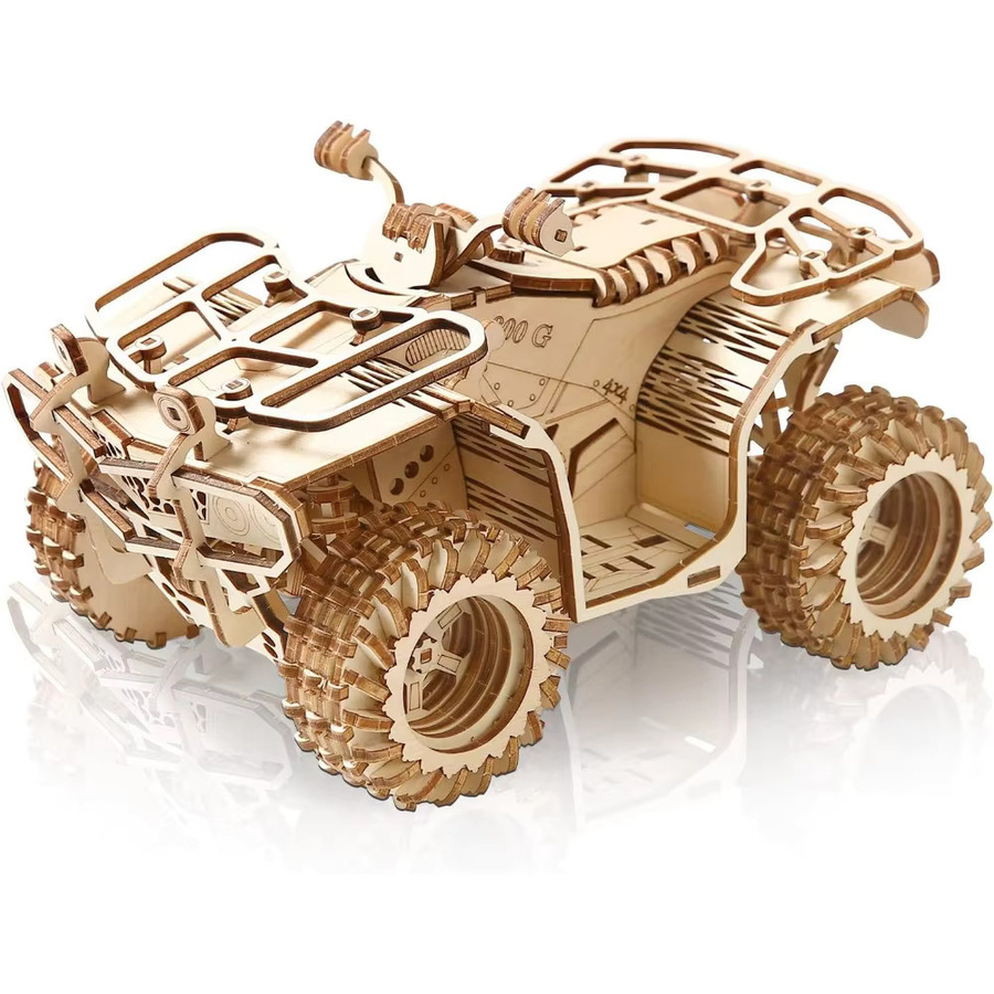 SONGYI 3D-Holzpuzzle Mechanisches Strandauto, Modellbausatz - Bild 2