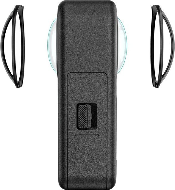 DJI Osmo 360 Objektivschutz aus optischem PC in Schwarz als kratzfeste Kamera Objektiv Abdeckung - Bild 1