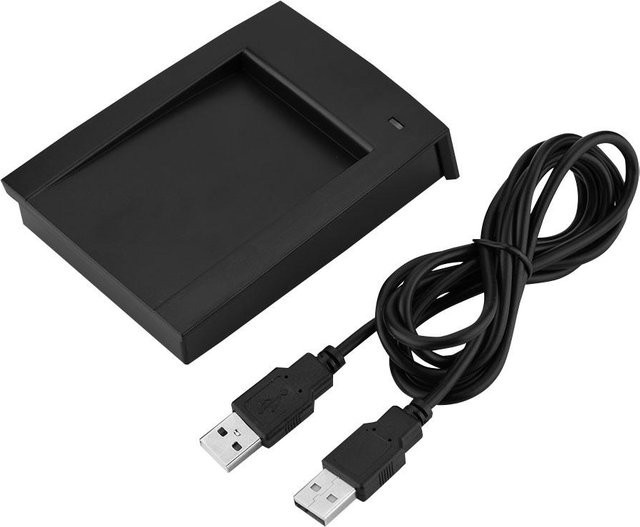 CosyHome Smart RFID ID-Kartenleser 125kHz USB Näherungssensor für Zutrittskontrolle in Schwarz - Bild 1