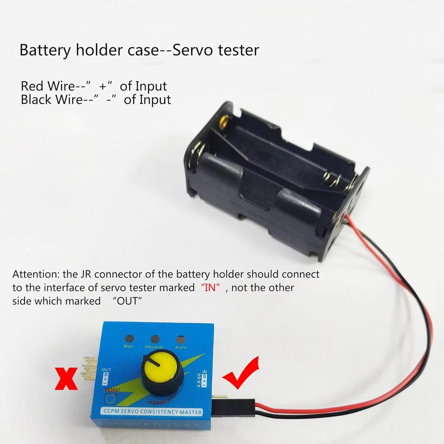 Wishiot 3CH Digital Servo Tester RC Konsistenz CCMP Master Speed Controller Checker, Zubehör, Blau - Bild 2
