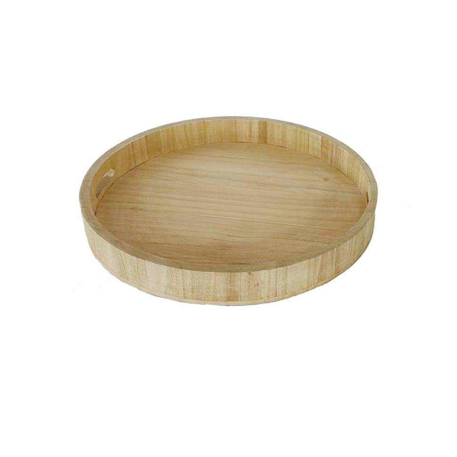 House of Nature Tablett Grand Forks Natur Durchmesser: 48 cm - Bild 1