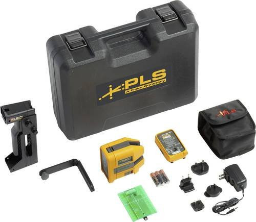 Fluke PLS 180G RBP KIT Kreuzlinienlaser in Gelb mit einer Reichweite von 30 m - Bild 1