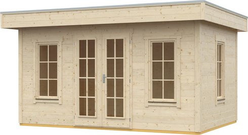 Skan Holz Gartenhaus Basel 2 aus Holz in Braun, B/H/T: 460 x 255 x 380 cm - Bild 3