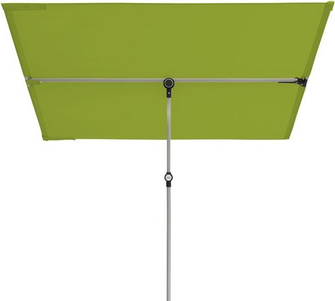 CASAYA Balkonblende multifunktionaler Sonnenschirm in Grün mit UPF 50+ und Stahlgestell, Höhe: 177 cm, Breite: 127 cm, Tiefe: 347 cm - Bild 1